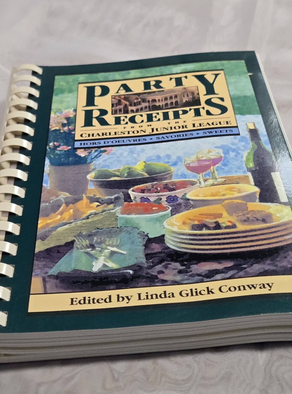 Party Receipts Cookbook – Green Cover